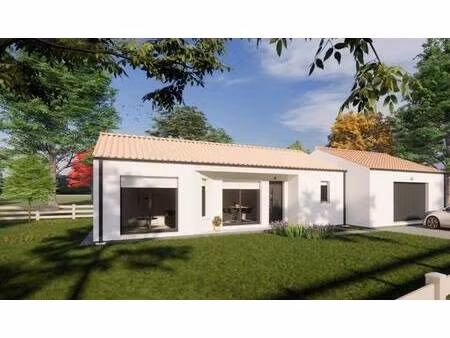 terrain avec maison neuve à vendre