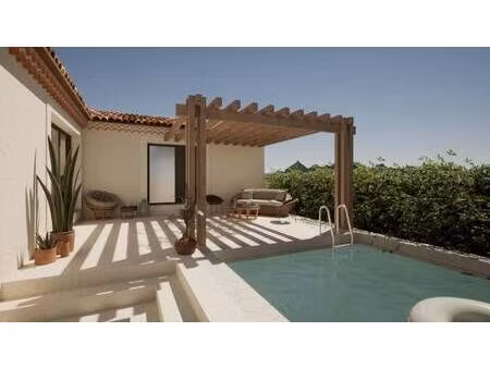 terrain avec maison neuve à vendre