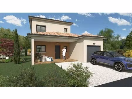 terrain avec maison neuve à vendre