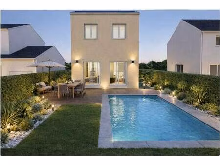 terrain avec maison neuve à vendre
