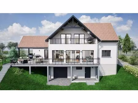 terrain avec maison neuve à vendre