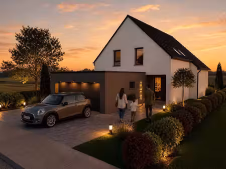 terrain avec maison neuve à vendre