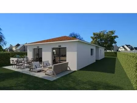 terrain avec maison neuve à vendre