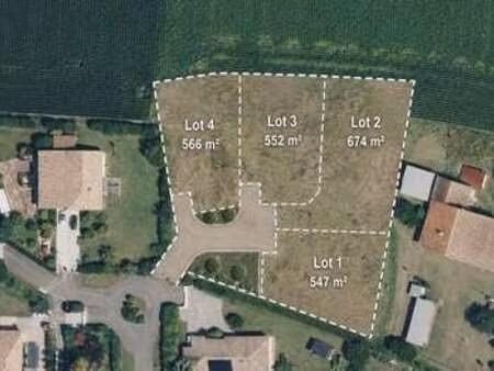 vente terrain à saubrigues (40230) : à vendre / 552m² saubrigues