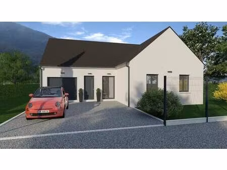terrain avec maison neuve à vendre