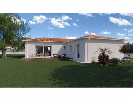 terrain avec maison neuve à vendre