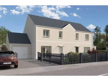 terrain avec maison neuve à vendre