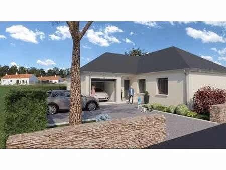 terrain avec maison neuve à vendre