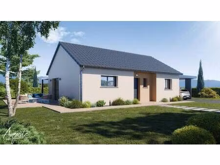 terrain avec maison neuve à vendre