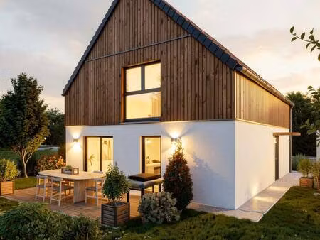 terrain avec maison neuve à vendre