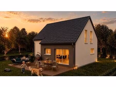 terrain avec maison neuve à vendre