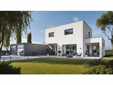 terrain avec maison neuve à vendre
