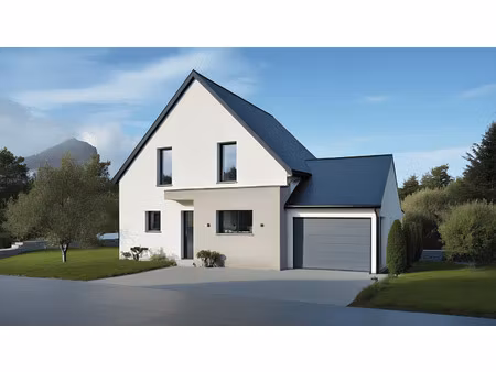 terrain avec maison neuve à vendre