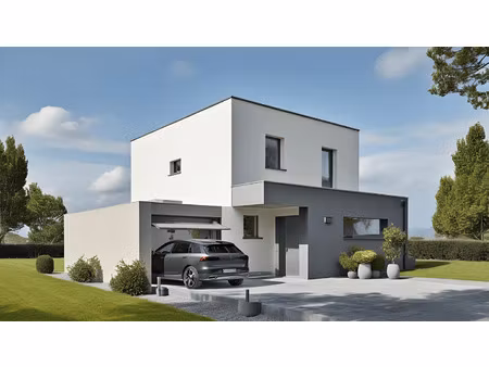 terrain avec maison neuve à vendre