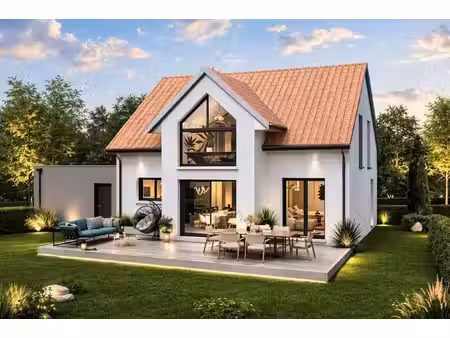 terrain avec maison neuve à vendre
