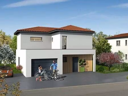 terrain avec maison neuve à vendre