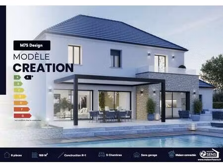 terrain avec maison neuve à vendre