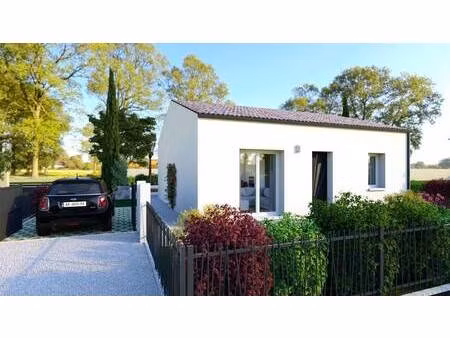 terrain avec maison neuve à vendre