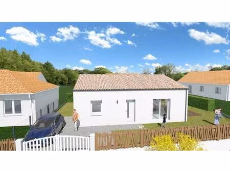 terrain avec maison neuve à vendre