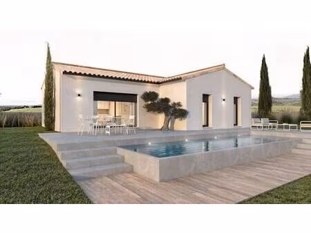 terrain avec maison neuve à vendre