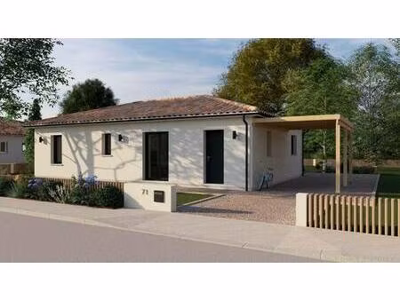 terrain avec maison neuve à vendre