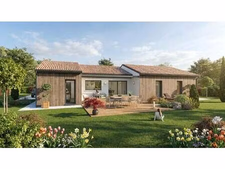 terrain avec maison neuve à vendre