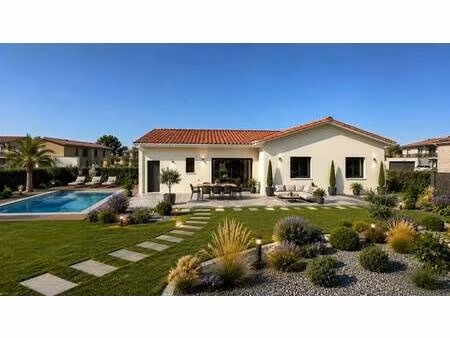 terrain avec maison neuve à vendre