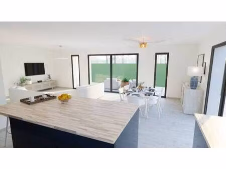 terrain avec maison neuve à vendre