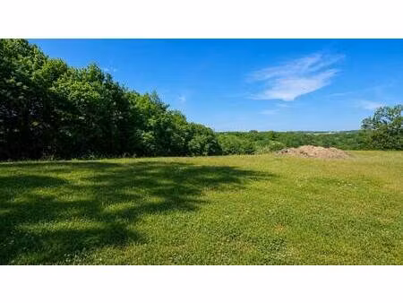 terrain avec maison neuve à vendre