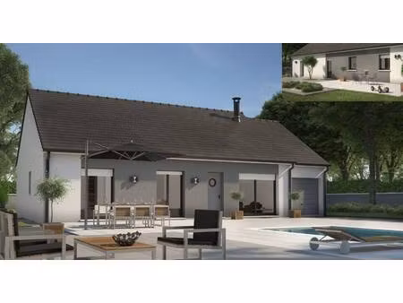 terrain avec maison neuve à vendre