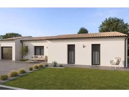 terrain avec maison neuve à vendre