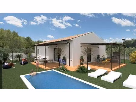 terrain avec maison neuve à vendre