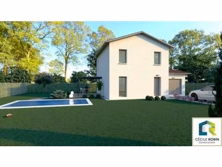 terrain avec maison neuve à vendre