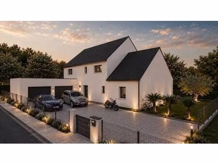 terrain avec maison neuve à vendre