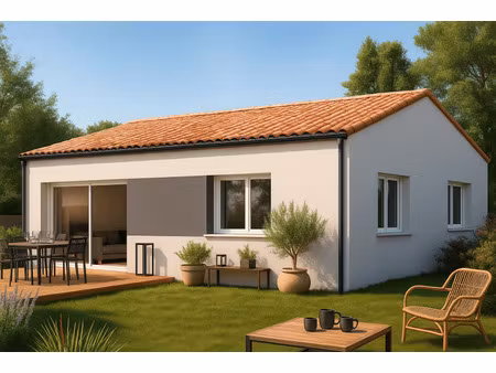 terrain avec maison neuve à vendre