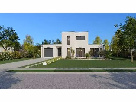 terrain avec maison neuve à vendre