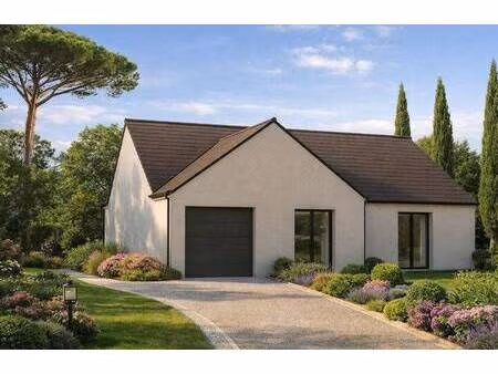 terrain avec maison neuve à vendre
