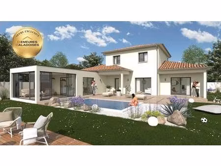 terrain avec maison neuve à vendre