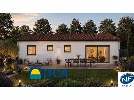 terrain avec maison neuve à vendre