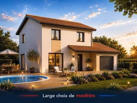 terrain avec maison neuve à vendre
