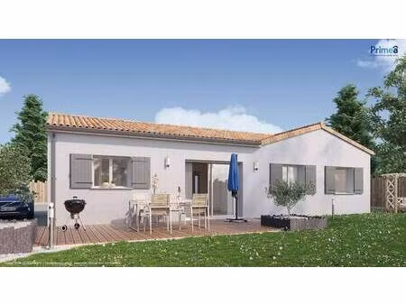 terrain avec maison neuve à vendre