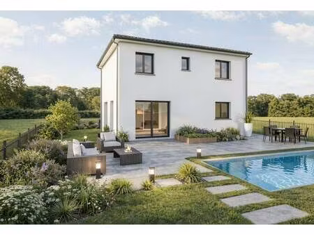 terrain avec maison neuve à vendre