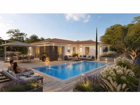 terrain avec maison neuve à vendre