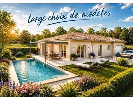terrain avec maison neuve à vendre