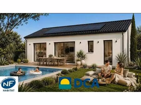 terrain avec maison neuve à vendre