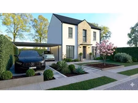 terrain avec maison neuve à vendre