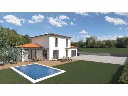 terrain avec maison neuve à vendre