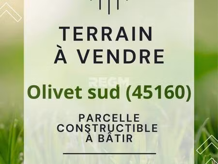 terrain constructible à vendre