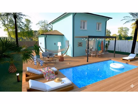 terrain avec maison neuve à vendre