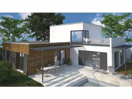 terrain avec maison neuve à vendre